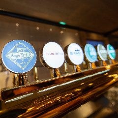ドラフトビールの飲み比べもできます♪