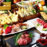 自慢の天ぷら串は22種類!!お野菜、海鮮、お肉と豊富にございます