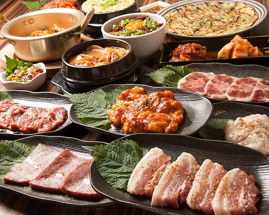 絶品焼肉と本場の韓国料理をお楽しみ下さい！飲み放題付！
