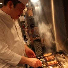 阿波すだち鶏使用　こだわりの焼鳥