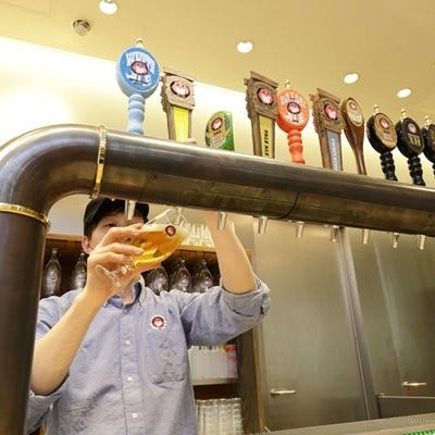 常陸野ブルーイング品川のビールサーバー