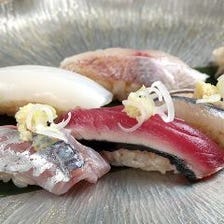 横浜中央市場から仕入れた新鮮な魚