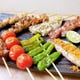 ３大人気メニュー
「お任せ串焼き盛合せ」肉・魚・野菜