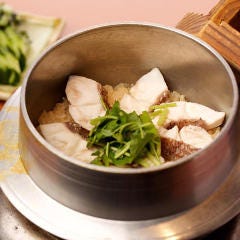 炊きたて天然真鯛の釜飯