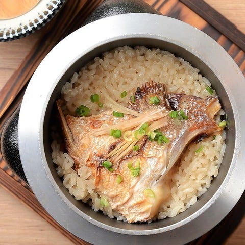 幻のお米を使用した釜飯が美味！