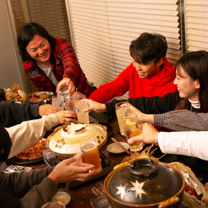 火 木 日曜日限定 100分飲み放題付 平日宴会コース 会社帰りの飲み会やご宴会 チョイ飲みにの詳細 イナホ食堂 草津 南草津 居酒屋 ぐるなび