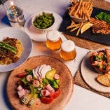 【ディナー／平日限定】SUMMER BEER GARDEN DINNER　グリルなどカジュアルお料理＋ビール飲み放題90分付