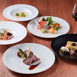 【ディナー】CHEF&rsquo;S PREMIUM COURSE　～秋からの手紙と日高見牛を楽しむ全7品フレンチフルコース～