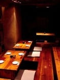 ４名様用小上がりのテーブル席