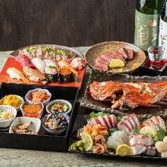 新鮮酒場すしやねん 堺筋本町店_＜個室完備＞【飲み放題付き】すしやねん 豪華人気オススメコース