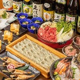 [旬を味わう宴会]
日本海鮮魚や新潟名物たっぷりのコースを堪能