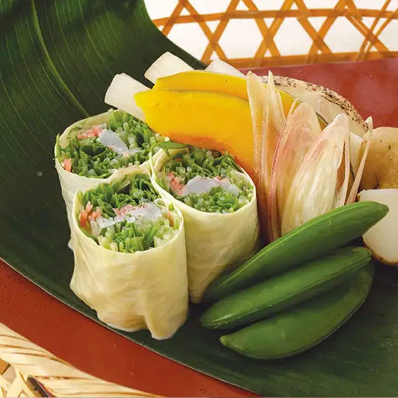 野菜料理が味わえる季節のかご盛りサラダ