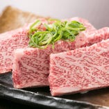 口の中でとろける！「上」がつくお肉はA4～A5ランクを厳選