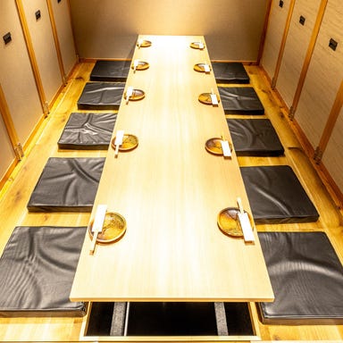 全席個室 天ぷら/焼き鳥/おでん 天串(TENGUSHI) 草津駅前店_掘りごたつ個室12名様×2