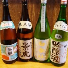 焼酎・日本酒は50種以上の品揃え☆