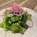 京野菜のグリーンサラダ