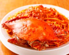 当社35年1番人気 『渡り蟹のスパゲッティ』