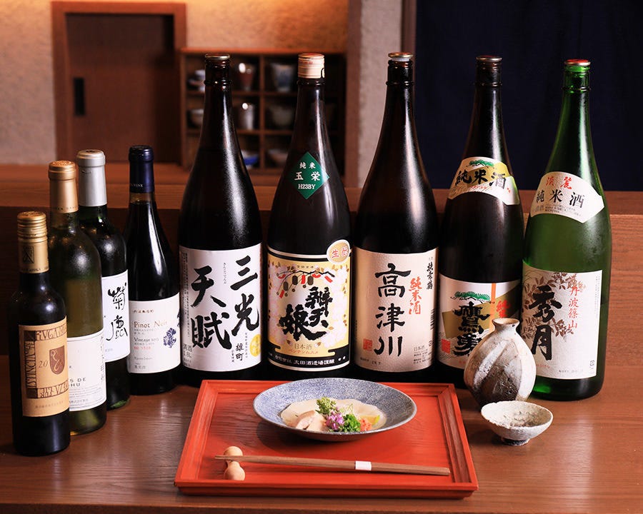 酒と肴 カキツバタ