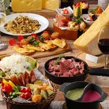 コースがお得♪チーズ料理満載