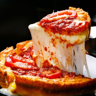 まんまる上野本店_【3時間飲み放題付】名物シカゴピザと人気メニュー◎全13品期間限定コース【5300円→3300円】