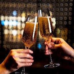 スパークリングワイン付飲み放題♪プレミアム飲み放題もご用意