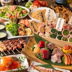 鳥料理専門店 名古屋コーチンと焼き鳥 鳥心 名駅店_11/1~【生ビール付き9,000円コース】9品+2時間飲み放題付き★<忘年会>