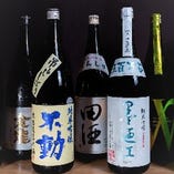 串料理に合うドリンクは豊富！日本酒は様々な銘柄をご用意！