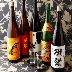 料理長厳選!!日本各地の数々の銘酒をリーズナブルに堪能♪
