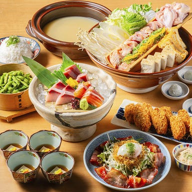 個室居酒屋 炉端 こだわりもん一家 木更津店_11月16日〜2月15日 「一家団欒鍋(鶏つくねの生姜味噌鍋)コース」2時間飲放題付き5000円(税込)