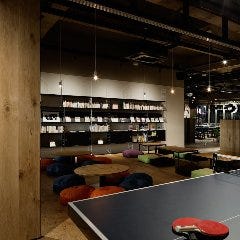 フリースペースでは卓球もお楽しみいただけます。