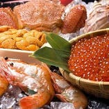 【新鮮魚介】
海産物の宝庫・北海道の新鮮な海の幸をお届け