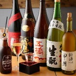 日本酒、焼酎、ワインなど飲み放題プランもあります