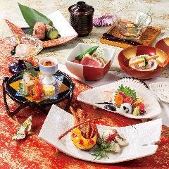 完全個室 和食 入母屋 別邸 銀座七丁目店 お祝い会席 真鶴 まなづる お祝い お顔合わせ こちら秘書室