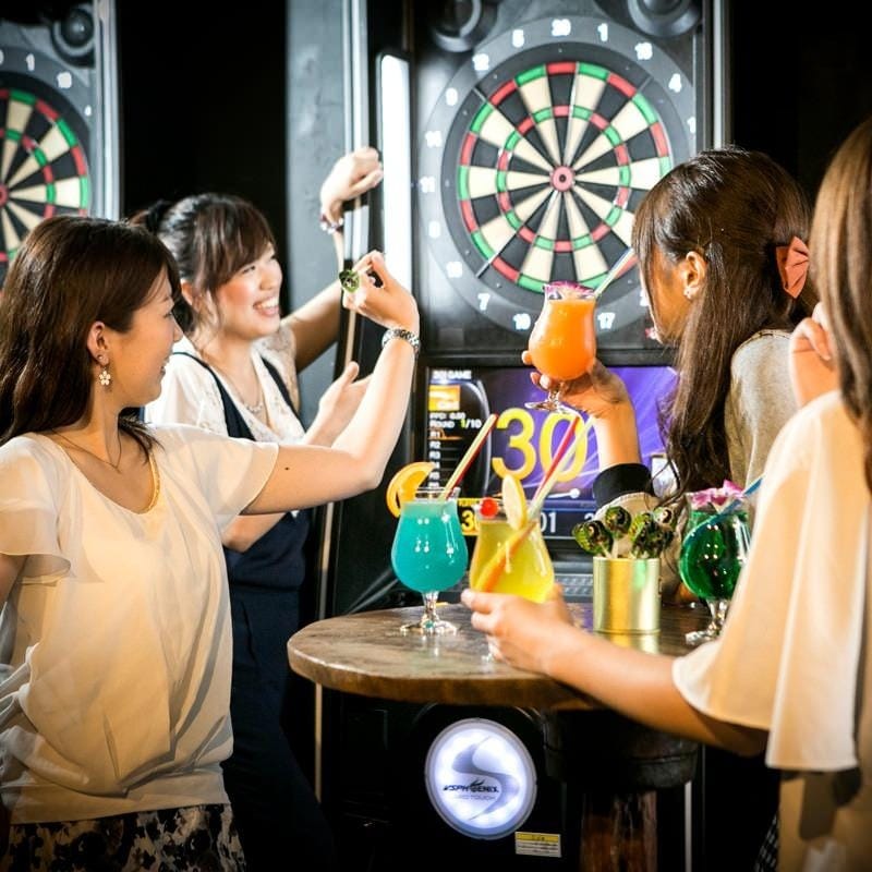 1番人気 2時間ソフトドリンク飲み放題 ダーツ投げ放題の詳細 スリーモンキーズカフェ 上野公園前店 上野 居酒屋 ぐるなび