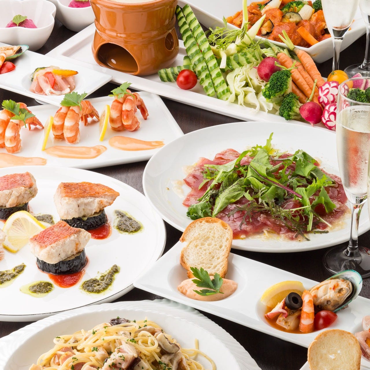 完全個室 イタリアン Ark Lounge 新宿駅前店 新宿西口 イタリアン Goo地図