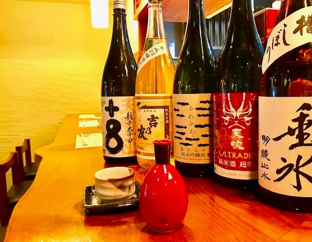 豊富な日本酒・地酒