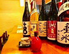 豊富な日本酒・地酒