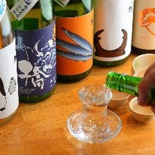 季節酒や地酒◎豊富な日本酒メニュー