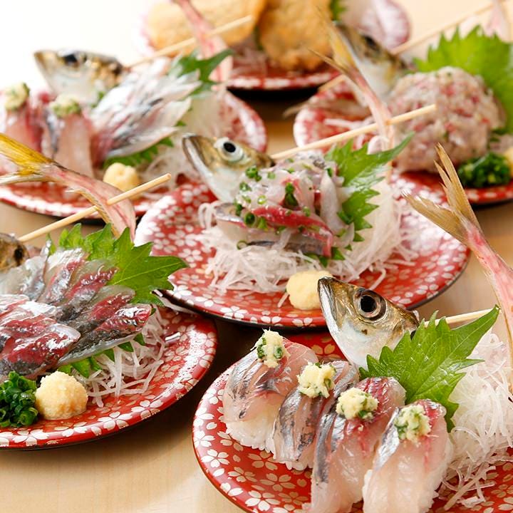 毎月20日は活鯵を始めにオススメ鮮魚が100円（税込）の大特価
