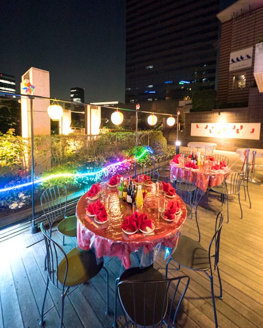 飯田橋ビアガーデン Shinsouen Terrace 飯田橋 ビアガーデン ぐるなび