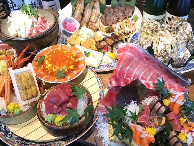 奥州魚河岸酒屋 天海のろばた 本店 仙台 居酒屋 ぐるなび