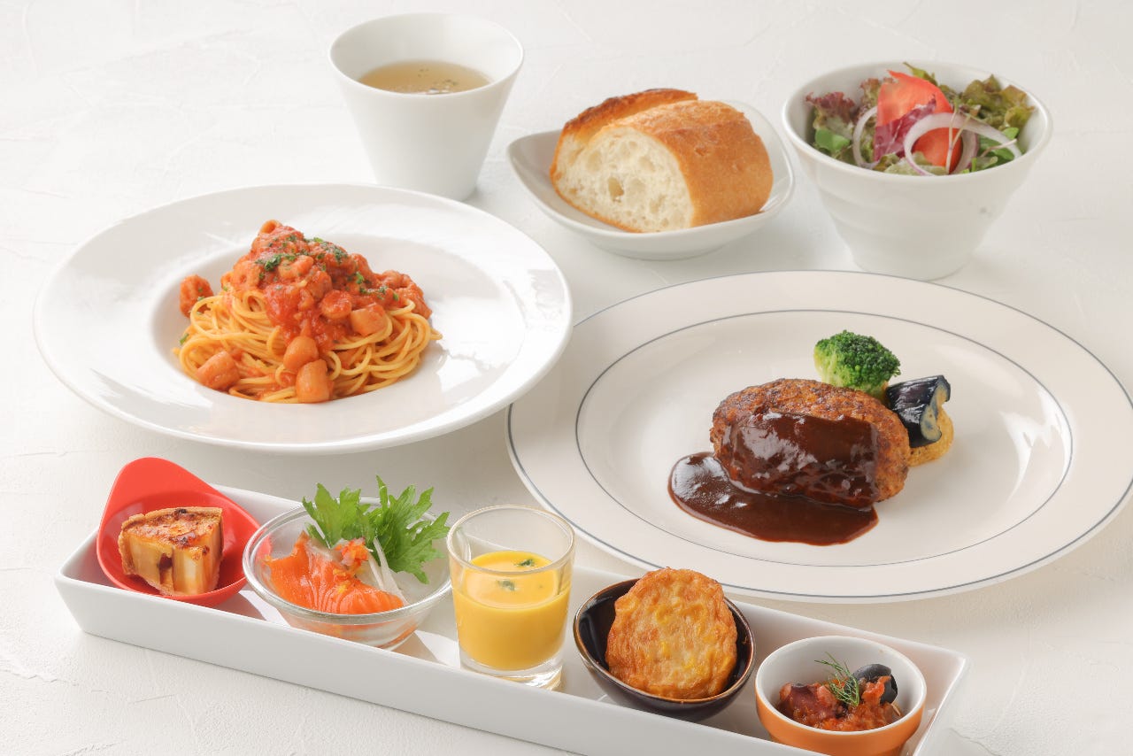 GRILLBAR DINING 燦 大丸梅田のパスタグリルセット