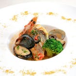 ◆瀬戸内産真鯛のアルフォルノ ～漁師風スープ仕立て～