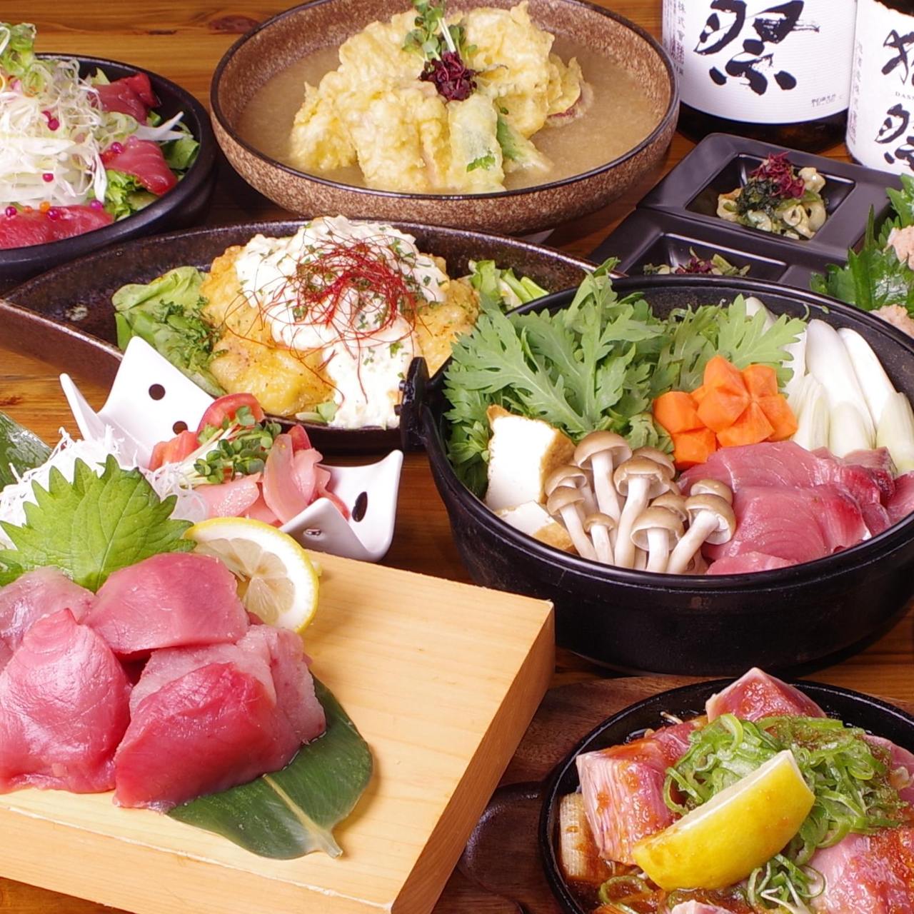 人気no 1 本マグロの断面刺し 生ビール付 トラエモンコース 8品 2 人気no 1 本マグロの断面刺し 生ビール付 トラエモンコース 8品 2