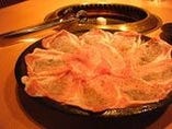 特上豚ロース焼しゃぶ（ポン酢、胡麻ダレ）