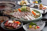 【要予約】天然鯛出汁しゃぶ鍋と黒毛和牛ステーキコース