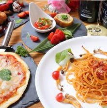 【女子会コース♪3時間飲み放題付3500円】6名様～貸切ok♪前菜盛・ステーキ・パスタ等料理10品