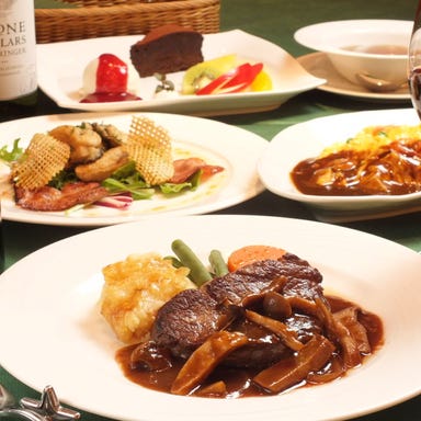 洋食麦星 byグリル満天星 日本橋高島屋店_★忘年会・新年会に★2時間 飲み放題付【麦星コース】ハンバーグ・名物オムライス・デザート等全6品