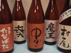 ふぐ料理・はも料理 三田　山田屋_焼酎各種取り揃えております♪