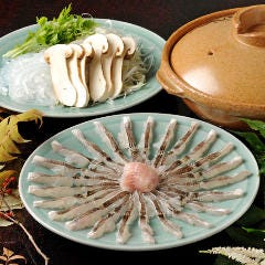 ふぐ料理・はも料理 三田　山田屋_松茸はもしゃぶ（８月中旬）【要予約】